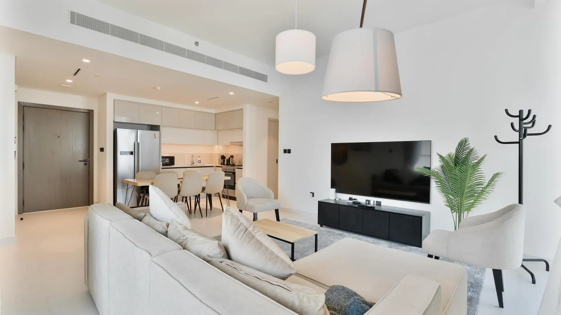 公寓 Beachfront 2-Bdr, High Floor, Sea And Palm View, Beach Access 迪拜